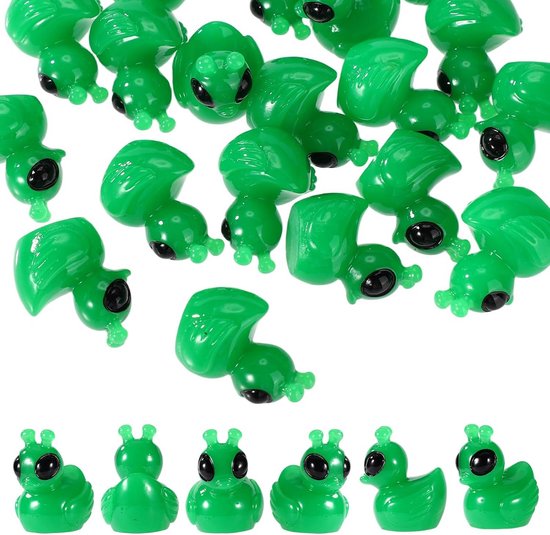 Yeeda Tiny Ducks, 100 stuks rubberen eenden, mini hars eend, grappig