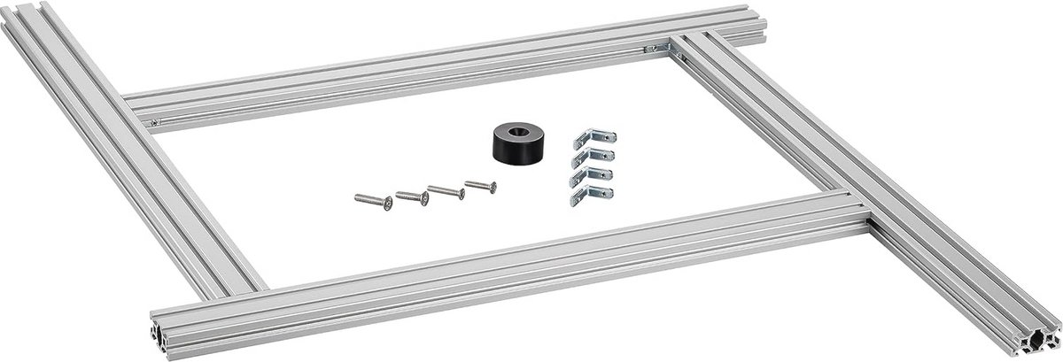 Verstelbare Freesmal voor Rechthoekige Sneden - 300 mm x 300 mm