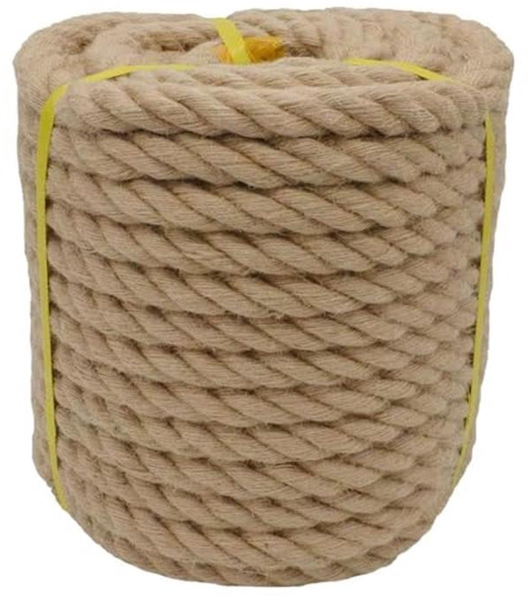 Natuurlijk jute en henneptouw voor ambacht en tuinieren - 100 ft (1 inch)