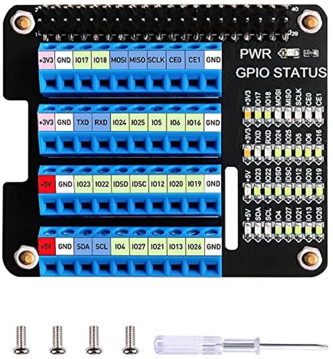 GPIO Schroef Terminaal Hat voor Raspberry Pi