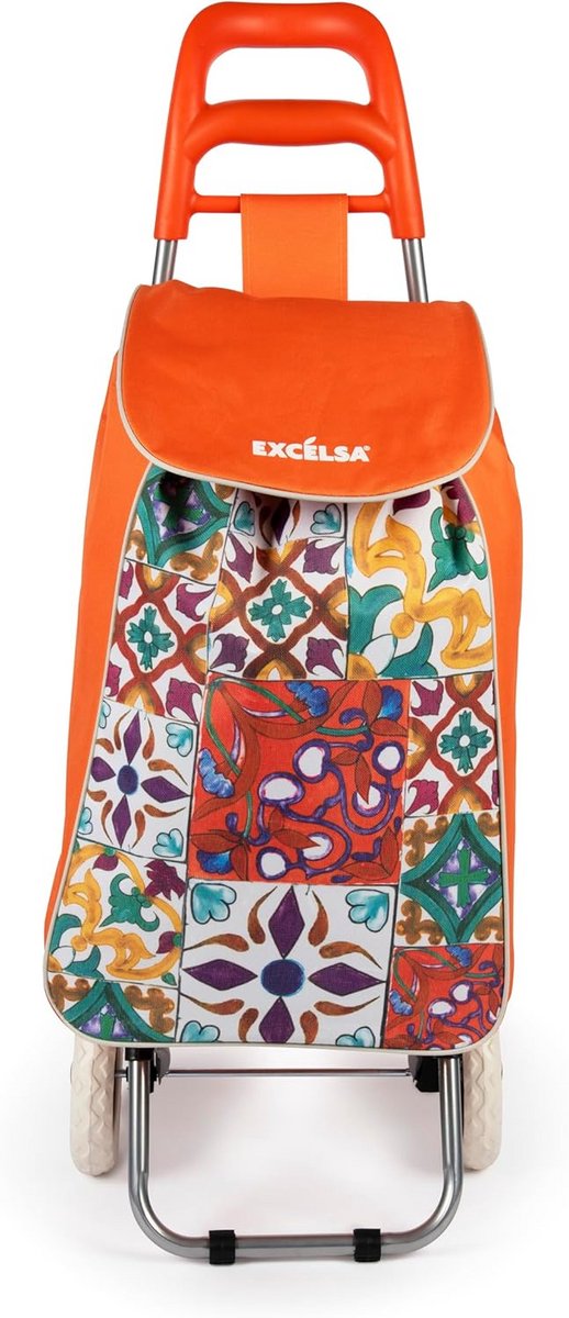 Boodschappentrolley 38L met Afneembare, Waterafstotende Tas en Opvouwbaar Frame