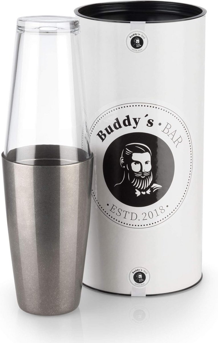 Professionele Boston Shaker Set met Glazen Beker voor Cocktails Mixen