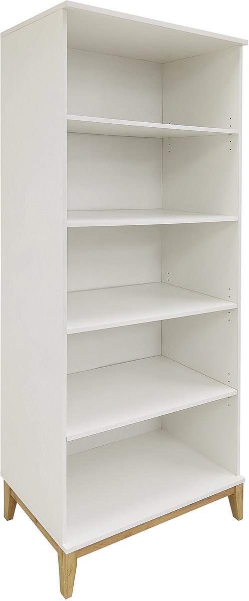 Notio Living Pelle-Boekenkast - 4 Planken - Wit
