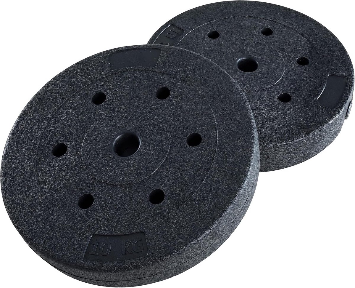 Halterset met Schijven (2x 10 kg) – Gewichtheffen Thuistraining