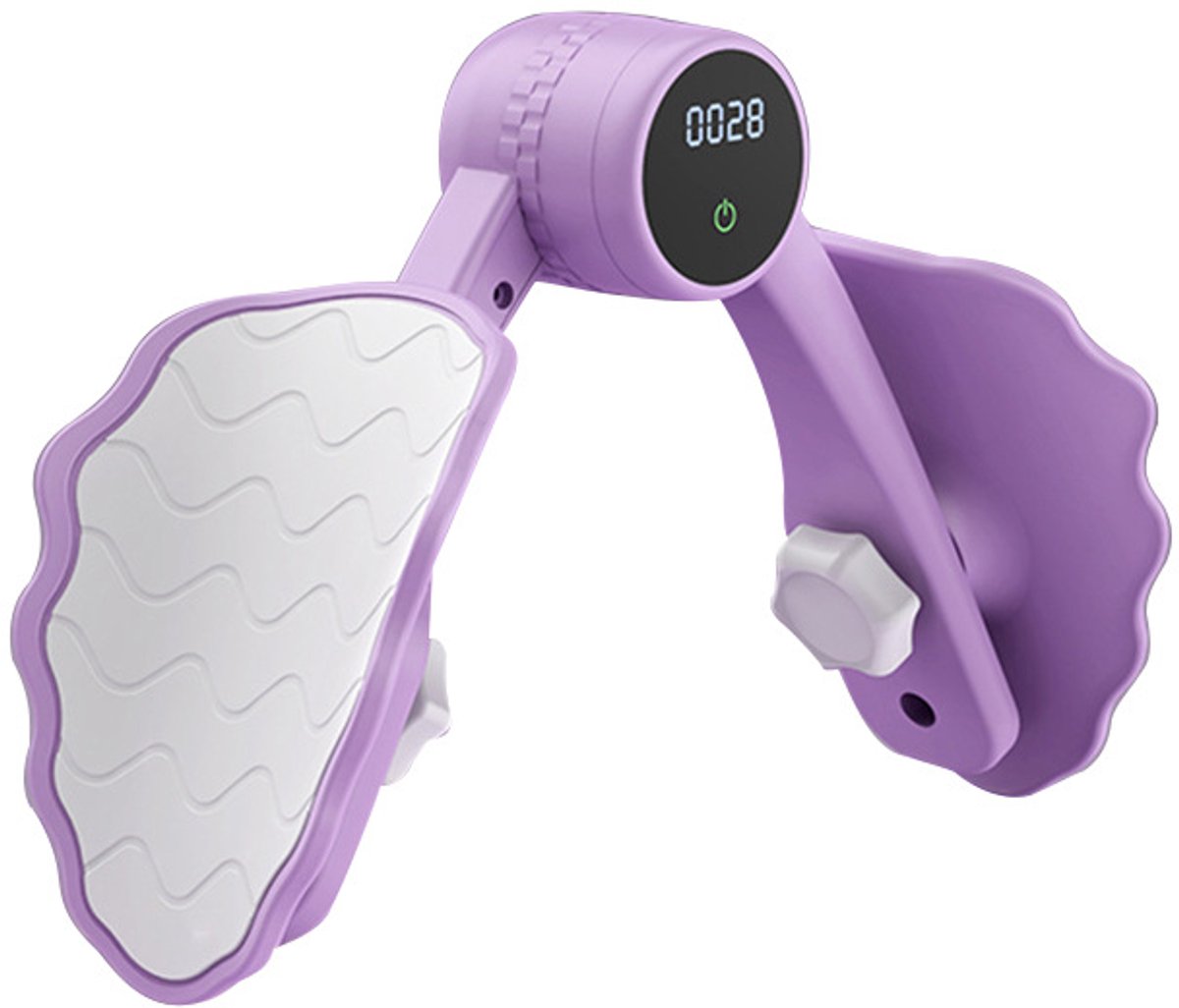 Bilspiertrainer Beentrainer voor Bekkenbodemspieren Paars - afbeelding 2