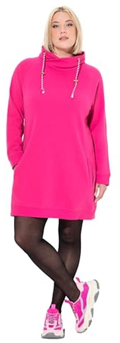 Sweatkleid met Stehkragen en Lange Mouwen voor Dames