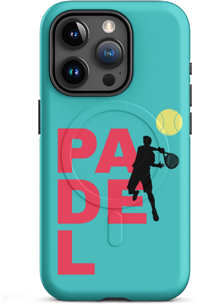 PADEL - MagSafe® tough case for iPhone® - Turqoise