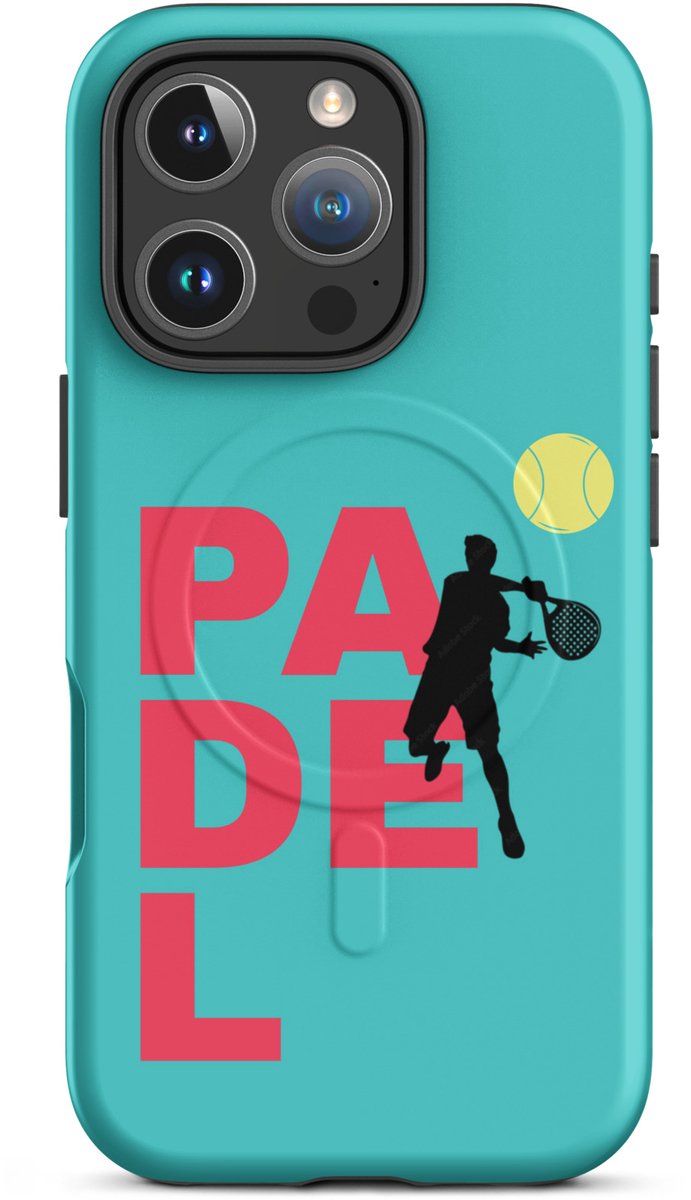 PADEL - MagSafe® tough case for iPhone® - Turqoise