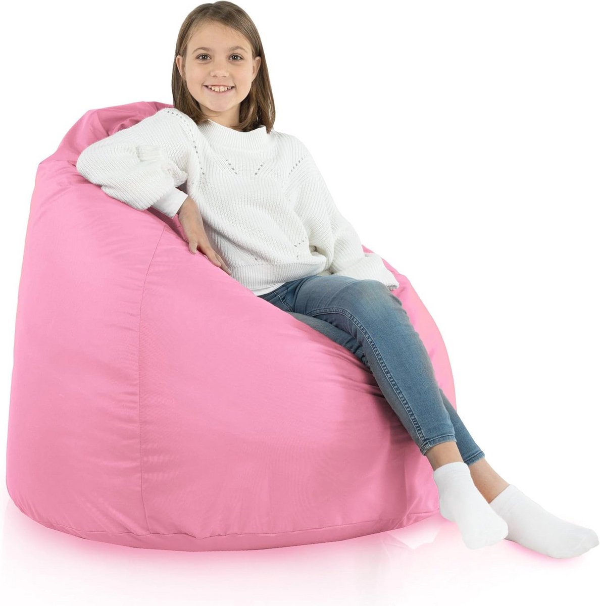 Giant XL Bean Bag voor Kinderen en Volwassenen - Waterdicht en Wasbare Hoes voor Binnen en Buiten