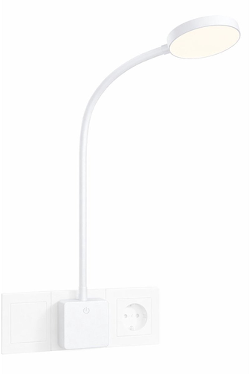 JUMALU – Stekkerlamp – Dimbare LED Stopcontact Lamp – Plug-in Nachtlampje & Sfeerverlichting – Eenvoudig in Stopcontact – Wit