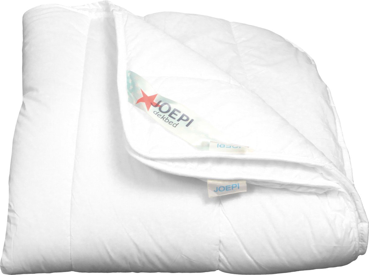 Polydaun Joepi kinderdekbed - 4-seizoenen - TripleGuard® vulling - anti-allergeen - 100x135 cm wit