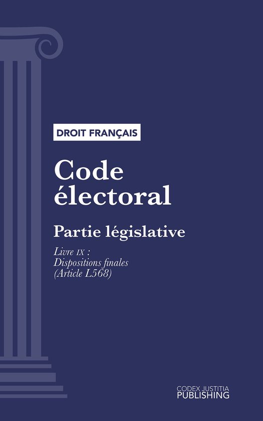 Code électoral - cover
