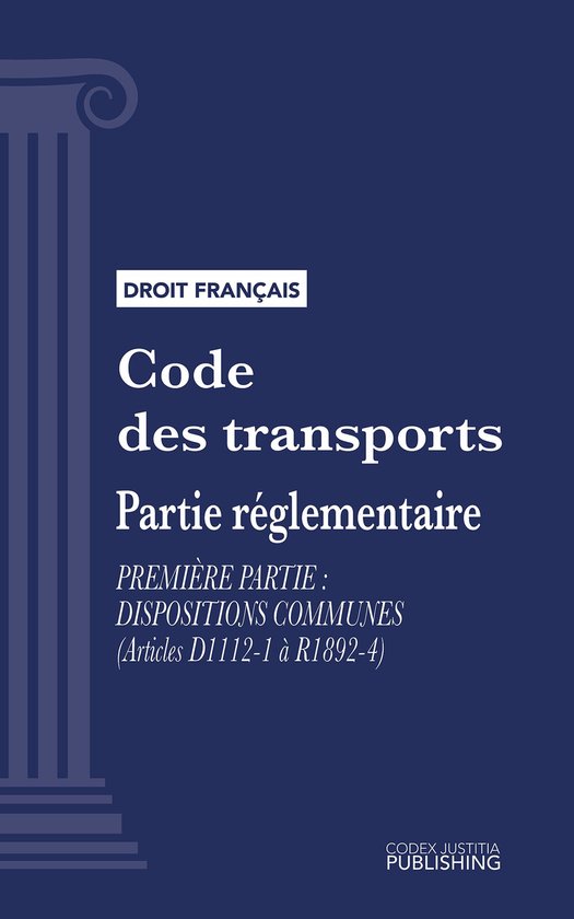Code des transports - cover