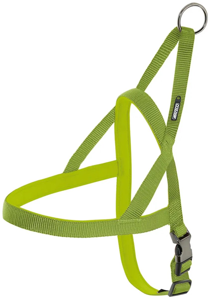 Nayeco Neoprene Hondenharnas Groen 15 mm x 54-60 cm