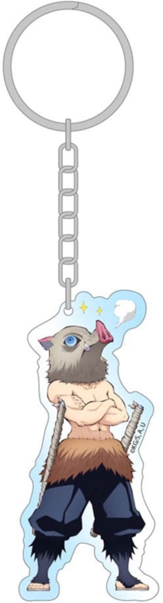 Demon Slayer: Kimetsu no Yaiba Acrylic Keychain Inosuke Holographic 8 cm