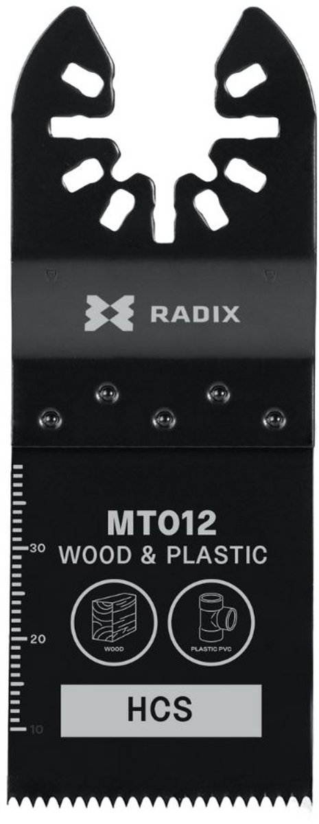 Radix - Multitool zaagblad - HCS - 18 tanden (1.4mm) - Gefreesd - 40x34mm