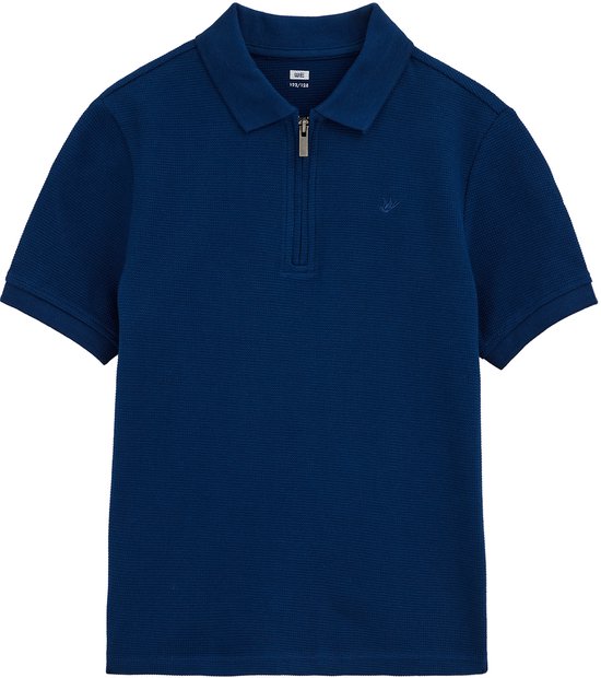 WE Fashion Jongens polo met rits
