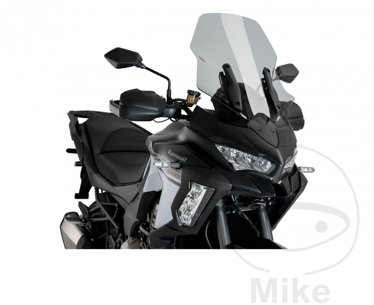 Puig Touring Kawasaki Versys 1100 2025 Hoge Voorruit Zilver