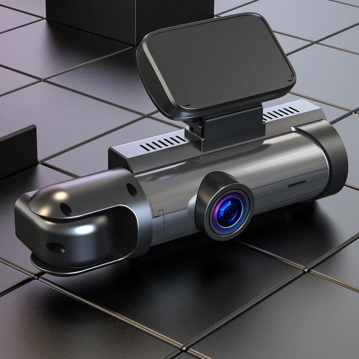 Autodashcam, dual-channel dashcam - met bewegingsdetectie, loopopname, 170° groothoeklens, geschikt voor de meeste voertuigen. – foto 2