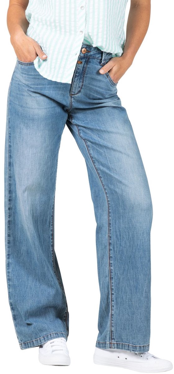 TIMEZONE Dames Jeans Broeken comfort/relaxed Fit Blauw 33W / 32L Volwassenen