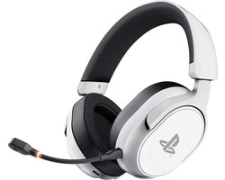 Trust GXT 499W Forta - Draadloze Gaming Headset - Official Licensed voor PS5 - werkt op PS4/PS5 - Batterijduur tot 55 uur - met USB-ontvanger - Wit