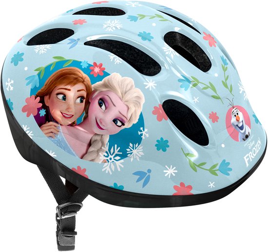 Disney Frozen Fietshelm Verstelbaar Petrolblauw Maat 52-56 Cm (s)