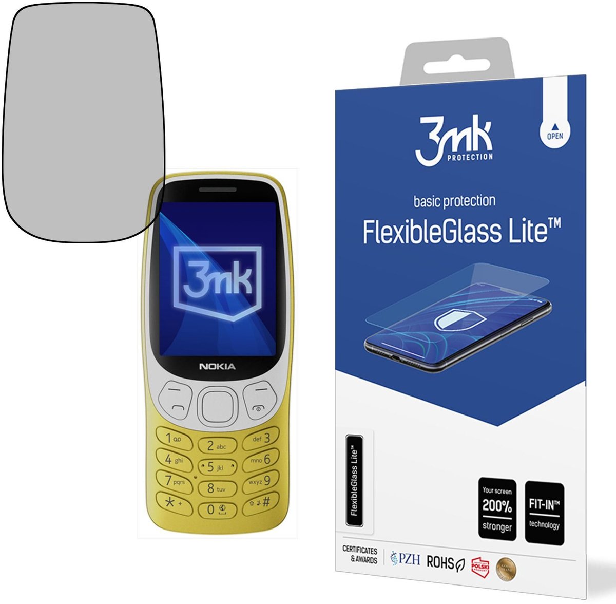 Nokia 3210 4G - 3mk FlexibleGlass Lite