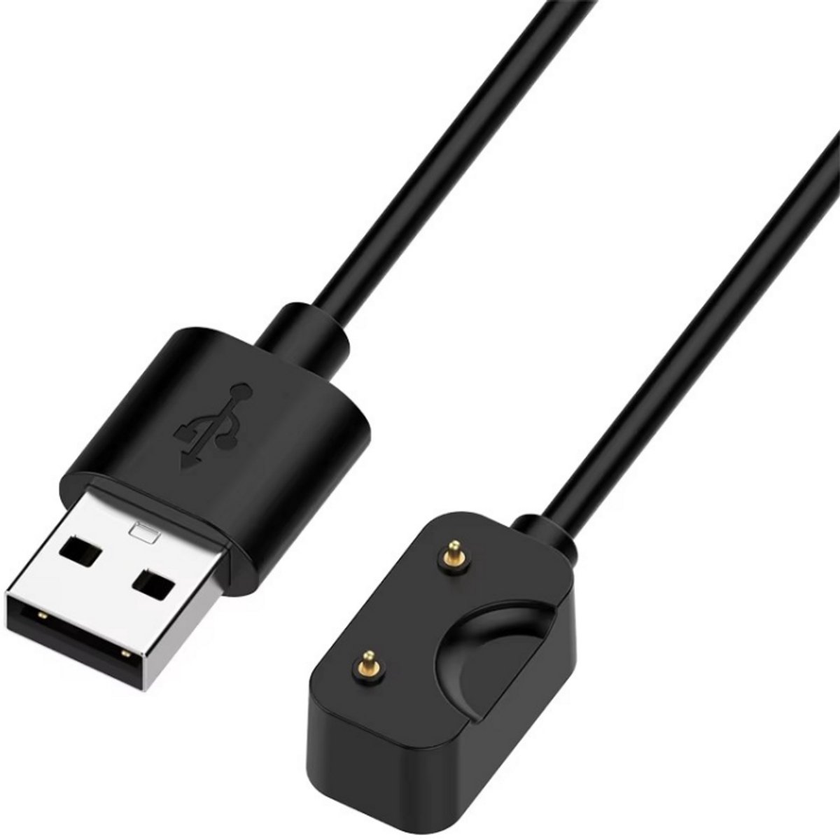 USB Oplaadkabel voor Samsung Galaxy Watch Fit 3 – Vervangende Oplader (1 m) – Zwart