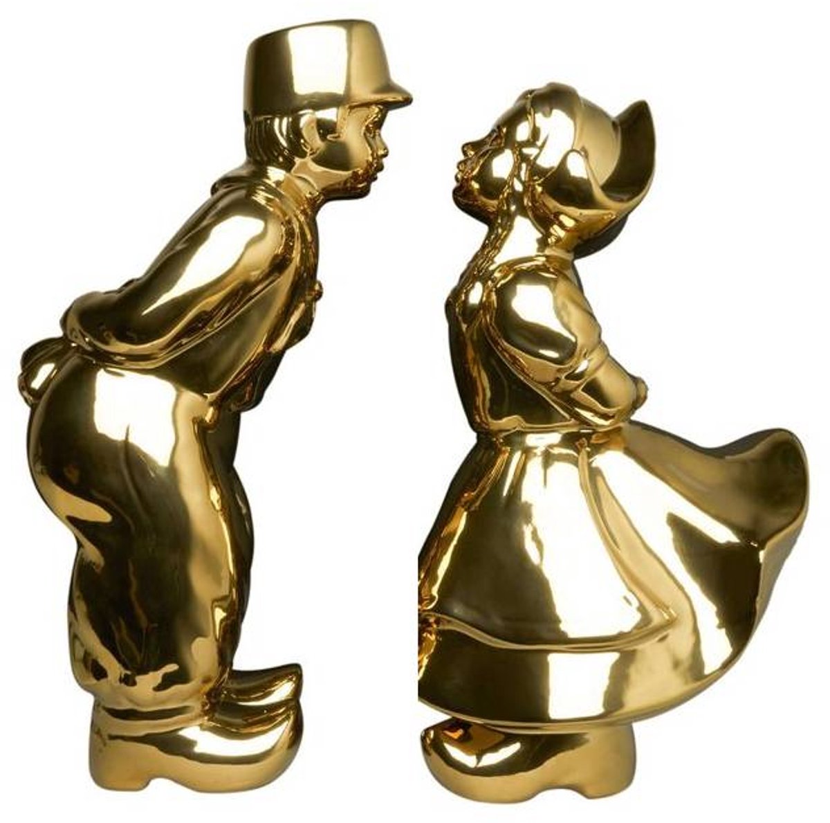 Kissing Couple XL | Heinen Delfts Blauw | Souvenir | Kissing Couple |