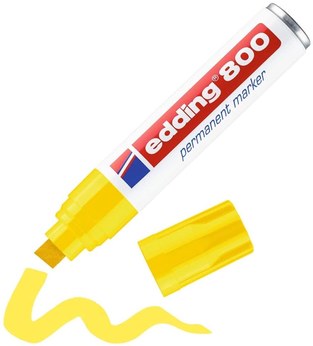 Edding 800 permanent marker Geel (4 - 12 mm schuin)
