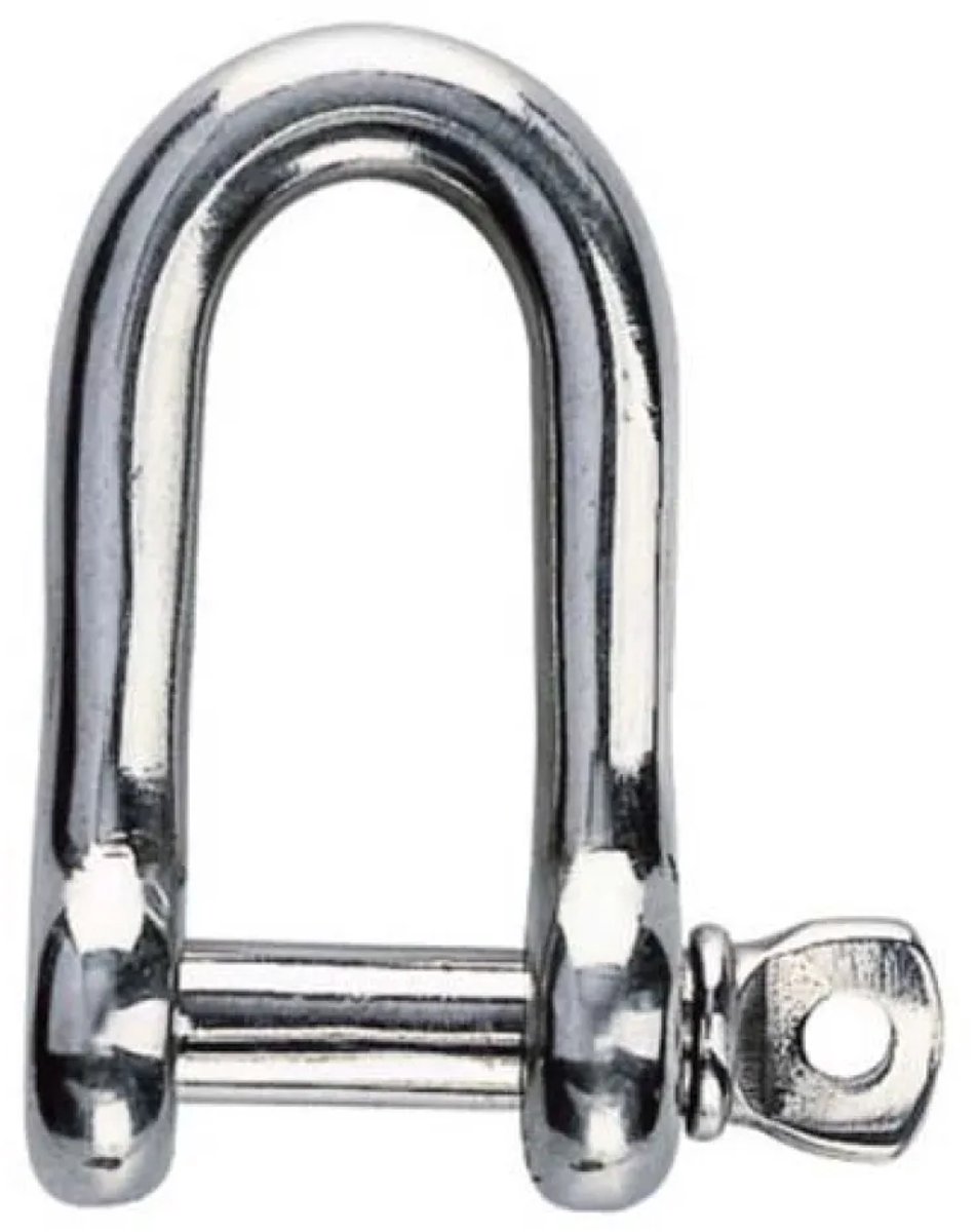 Plastimo D Forged Harpsluiting Zilver 10 mm