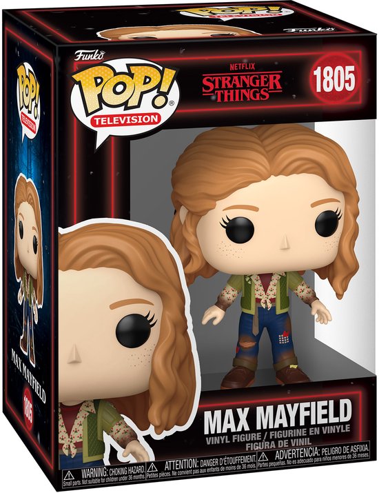 Funko POP! Keychain: Stranger Things Season 5 - Dustin Henderson - Minifigura de Vinilo Coleccionable Llavero Original - Relleno de Calcetines - Idea de Regalo - Mercancia Oficial