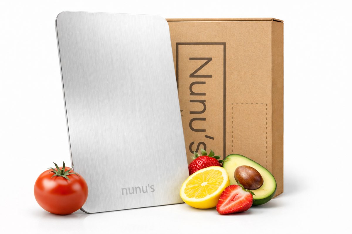 RVS Snijplank | 1 STUK! | Titanium Look | Antibacterieel | Vaatwasserbestendig | 29cm x 20 cm | Cutting board