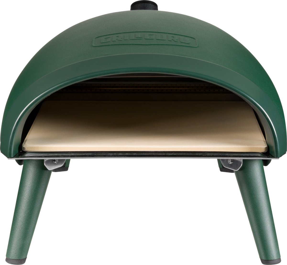Grill Guru Pizza Oven Gas - Groen - tot 450 graden - inklapbare pootjes voor opberg gemak
