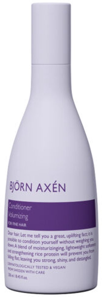 Björn Axén Volumizing Conditioner 250 ml – Volume Conditioner Voor Fijn & Futloos Haar - Met Provitamine B5 & Plantaardige Proteïnen - Zorgt Voor Body, Hydratatie & Glans - Verzorgt Zonder te Verzwaren - Vegan & Dermatologisch Getest