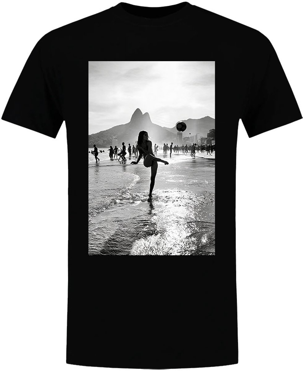 Vrouw Strandvoetbal Heren T-shirt - Zomer - Strand - shirt