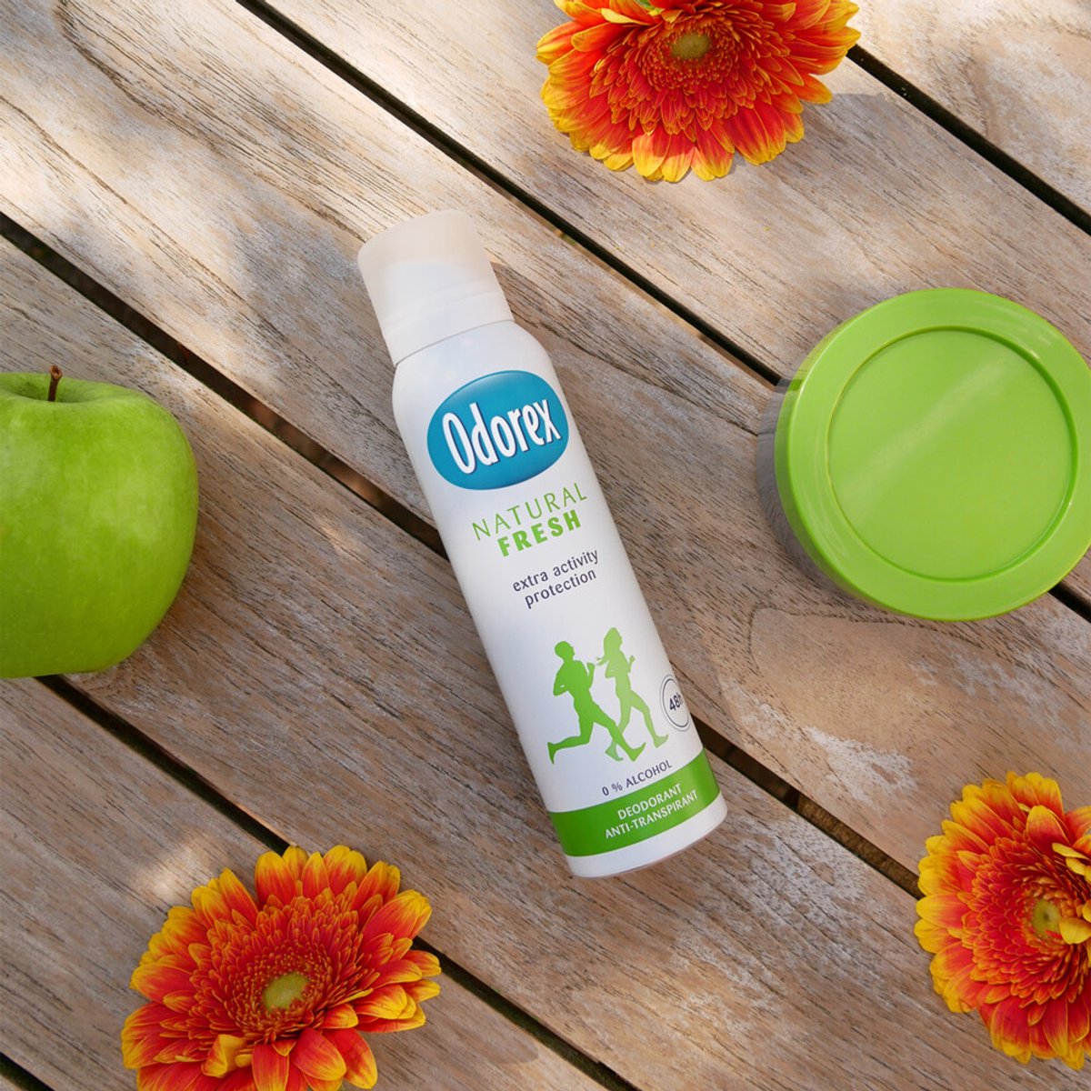 Bol.com Odorex Deodorant Spray Natural Fresh - 3 x 150 ml - Voordeelverpakking aanbieding