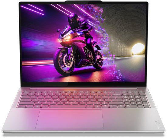 Lenovo Yoga Pro 9 16IAH10 Intel Core Ultra 7 255H Laptop 40,6 cm (16") WQXGA+ 32 GB LPDDR5x-SDRAM 1 TB SSD NVIDIA GeForce RTX 5060 Wi-Fi 7 (802.11be) Windows 11 Home Engels Grijs - Lenovo - Hoofdafbeelding