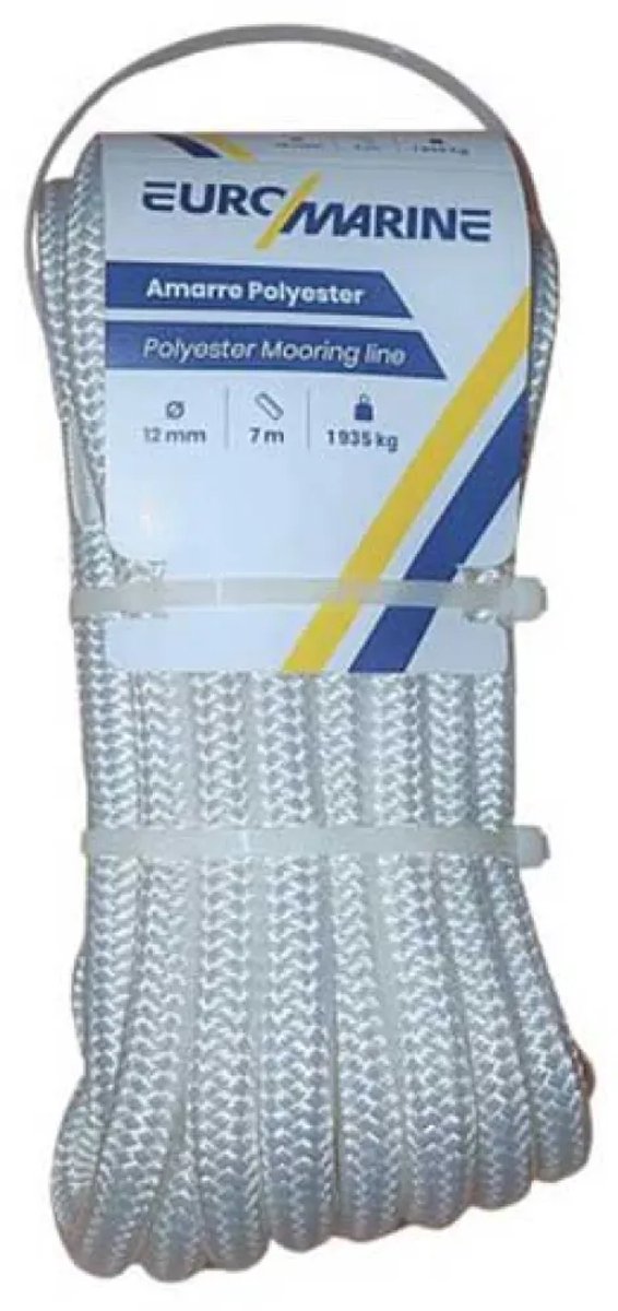 Euromarine Dockline Ss Guard Polyester Touw 7 M Transparant 12 mm
