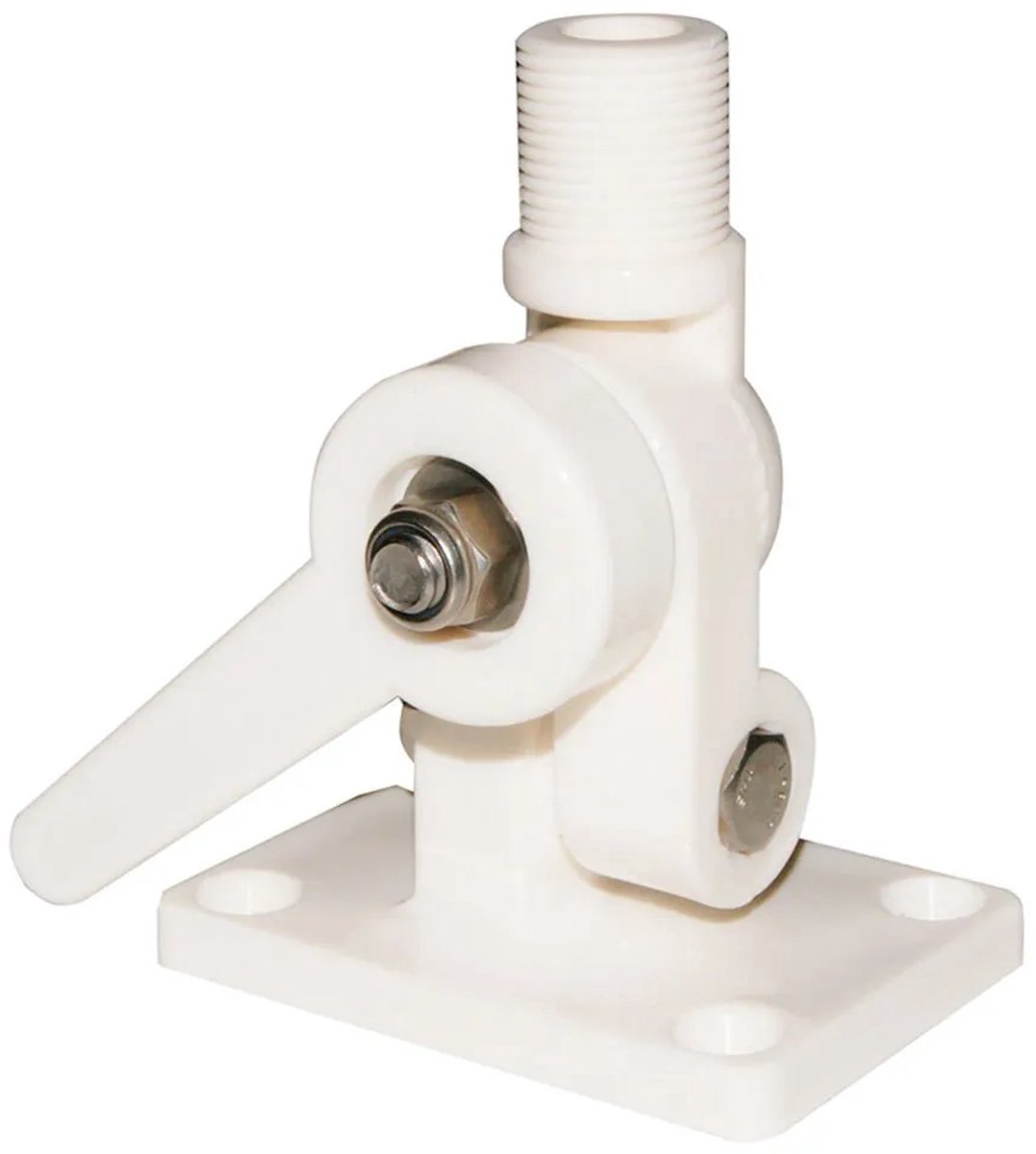 Marine Town Abs 5555200 Dubbel Scharnierende Antenneondersteuning Zilver 25 mm