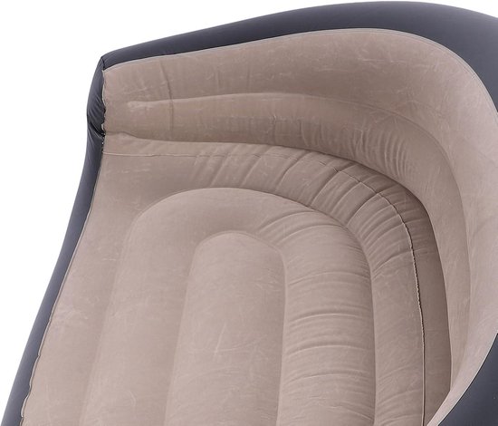 Opblaasbare lounge stoel voor volwassenen met 2-zits design voor woonkamer, achtertuin en kamperen - Comfortabele luchtbank voor inrichting en ontspanning met reparatiepleisters. van Merkloos — afbeelding 3