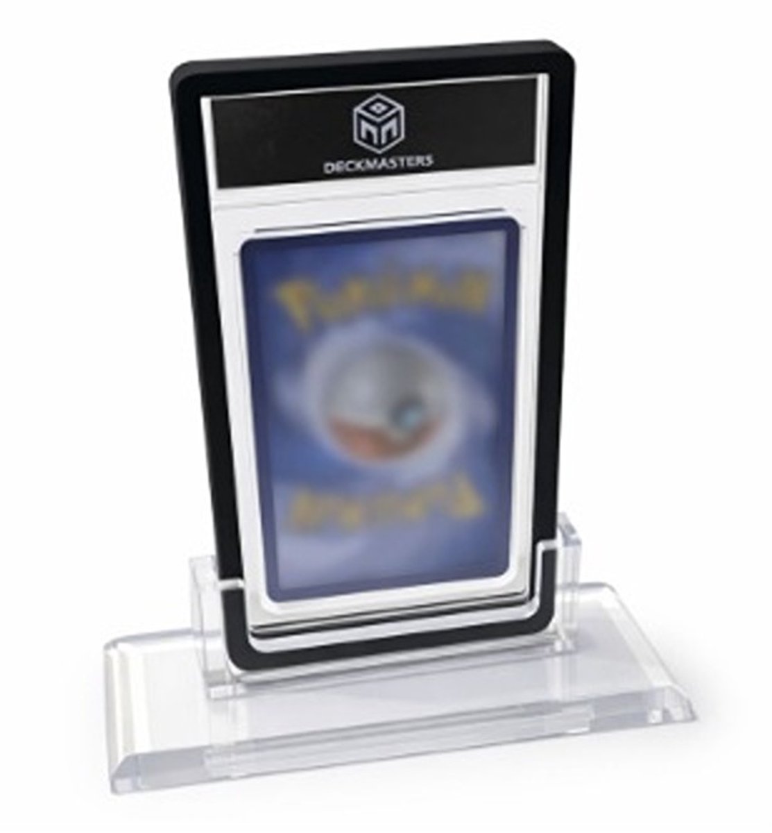 Deckmasters - Acryl Standaard voor PSA Slabs – Inclusief Acryl Slab & Zwarte Slab Guard / slab bumper – Kaarthouder voor Trading Cards – slab beschermer – PSA display