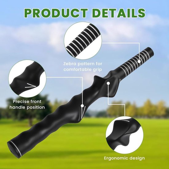 Trainingshulp voor golf met 0,58 inch greep - Verbeter uw golfswing — afbeelding 5
