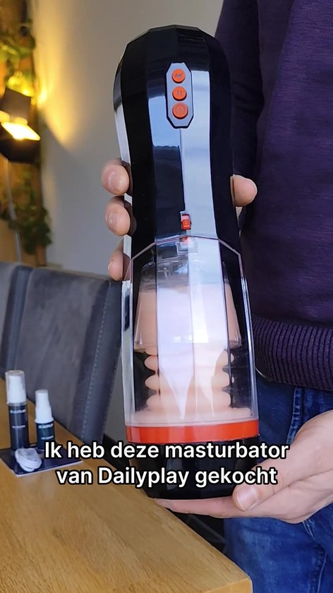 Masturbateur automatique DailyPlay pour homme – 15 positions – Pocket Pussy – Simulateur de pipe – Vagin artificiel – Sex Toys hommes – Fausse chatte