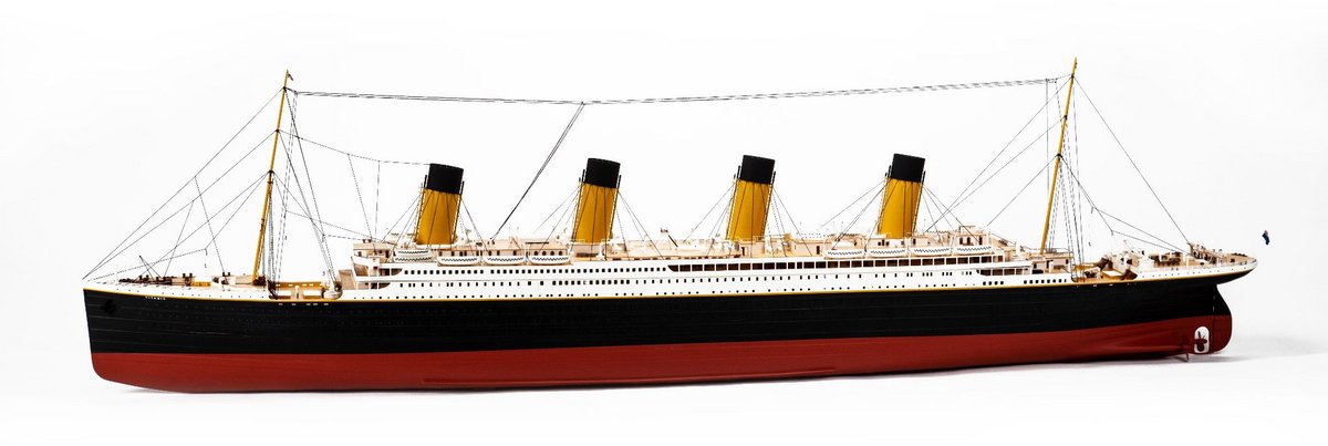 Billing Boats 510 RMS Titanic - Expert+ bouwmodel van 1.88 meter lang! Houten levenswerk.
