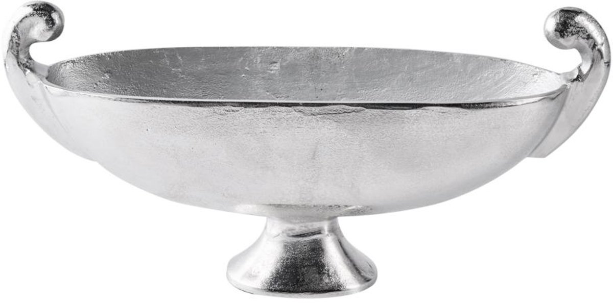 Michael Noll - Ovale schaal - Aluminium - zilverkleurig - 51 cm