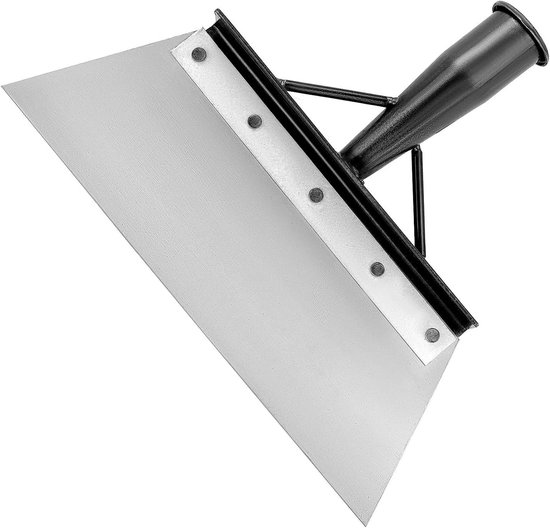 Vloerschraper 300mm - Breed inzetbare schep voor in de tuin, ijskrabben en verfkrabben - Met ergonomisch handvat - Gemaakt van sterk mangaanstaal met breed schraapblad - Duurzaam en effectief gereedschap voor in huis en tuin van Merkloos	 — afbeelding 5