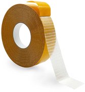 Birllaid Multifunctioneel doorzichtig plakband voor kleding, dubbelzijdig tapijttape, heavy duty, 2,5 cm x 20 m, sterk dubbelzijdig plakband met hoge kleefkracht