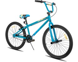 Hiland 24 Inch BMX Fiets - Freestyle voor Tieners & Volwassenen - Inclusief 2 Pegs - Meerdere Kleuren - Geschikt voor buitenactiviteiten in de lente