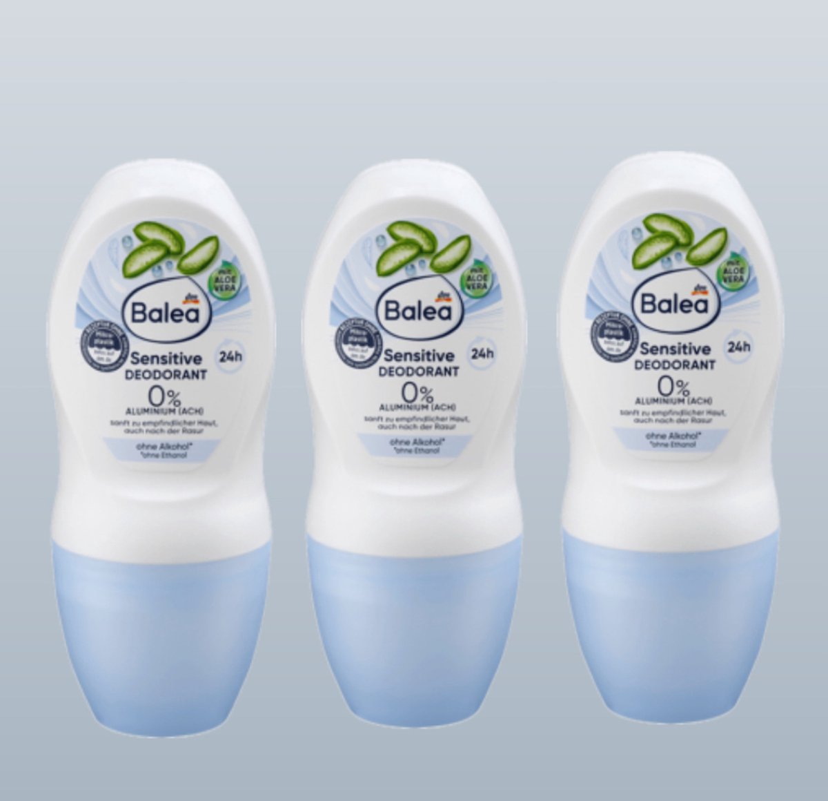 Balea Deo Roller Sensitive | 3x 50ml